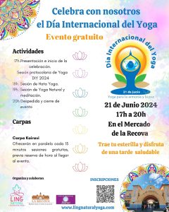 Celebración del DIY dia internacional del Yoga en Santa Cruz